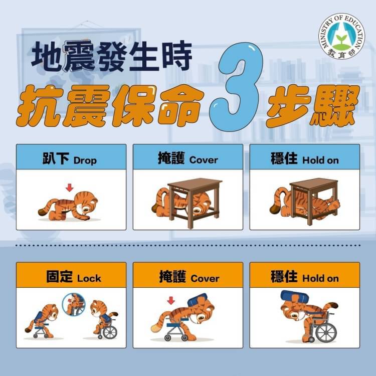 防災三步驟