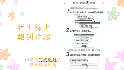 新生線上報到步驟