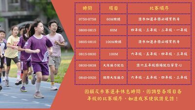 5/25運動會流程